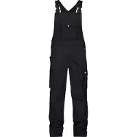 Dassy Ventura Latzhose mit Kniepolstertaschen - schwarz - 52-5cm
