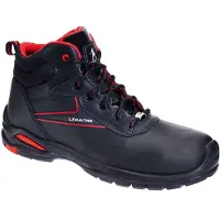 Lemaitre Sicherheitsstiefel George HIGH S3 ESD - 42 - schwarz/rot