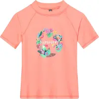 Color Kids Badeshirt - Peach Pink m. Print - - 14 Jahre (164) - Bademode