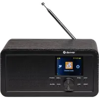 Denver DIR-200, Persönlich, DAB+, FM, 2 W, LCD, 6,1 cm (2.4"), 3,5 mm