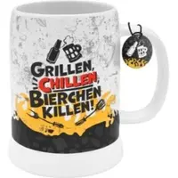 Sheepworld Nonbook - Bierkrug Motiv "Grillen" | Gr.: onesize
