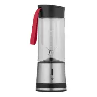 Alpina Smoothie Maker to Go 300ml - Mixer USB Wiederaufladbar - Tragbarer Blender 125W - aus Edelstahl mit 1 Geschwindigkeit - Silber