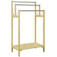 MODFU Hochschrank mit LED-Beleuchtung,Küchenbuffet Stauraumschrank mit Steckdosenleiste und USB-Anschluss,Sideboard mit Pegboard und Glasböden für Küche und Wohnzimmer,Schwarz,120 x 40 x 176 cm
