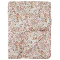 Chic Antique Quilt AIX Rosa mit BLUMEN 180x130 cm | Gr.: onesize