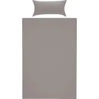 Erwin Müller Edel Flanell Bettwäsche Nördlingen in silber | Gr.: 135x220 cm (80x80 cm)
