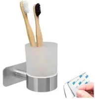 Bremermann Bad-Serie PIAZZA TAPE - Zahnputzbecher ca. 9 x 10 x 10,5 cm (B/H/T) | Gr.: onesize
