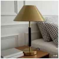 Home24 Tischleuchte - Eisen - Gold