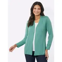Sieh an! Strickjacke in salbei-meliert | Gr.: 38