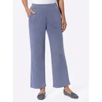 Sieh an! Jersey-Hose in marine-taubenblau-gemustert | Gr.: 50