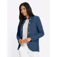 Sieh an! Shirtjacke in jeansblau | Gr.: 38