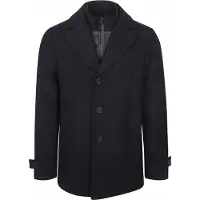 Steppin' Out Caban Coat Wolle Marine