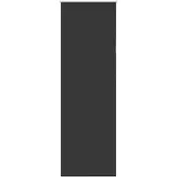 vidaXL Verdunkelungsrollo Schwarz 85x210 cm Stoffbreite 80,7 cm