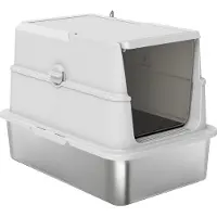 PawHut Katzentoilette 60,2L x 40,2B x 43,3H cm | Gr.: onesize