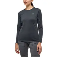 Haglöfs Trekk Tech LS Tee Women true black (2C5) M