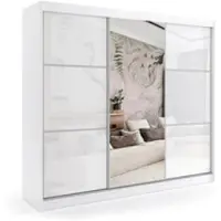 ALTDECOR Schwebetürenschrank mit Spiegel VIVONA - 240x216