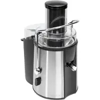 Clatronic Entsafter Gemüse und Obst | Juicer Machine mit 1000W | Slow Juicer für mehr Vitamine | Tropfstopp für sauberes Arbeiten | AE 3532
