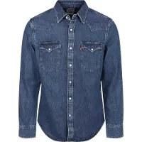 Levi's Barstow Western Hemd Indigo Blau