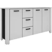 ByLiving Sideboard FARO in weiß - B 160, H 84, T 40 cm | Gr.: onesize