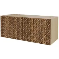 ALTDECOR TV-Schrank VIRA-W mit Gefrästen Fronten 100x40x40 Lowboard hängend, TV Möbel, TV Cabinet, Fernsehtisch, Fernsehschrank, TV Kommode, TV Tisch, TV Sideboard, TV Board - Artisan / Katania
