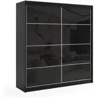 ALTDECOR Schwebetürenschrank, Kleiderschrank mit LED VIVONA-2 - 200x216
