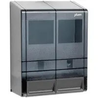 Plum Dispenser MultiPlum 2000 Modul 2 Manuel Plast Røgfarvet til 2 stk 0.7/1.4 ltr,1 stk/krt