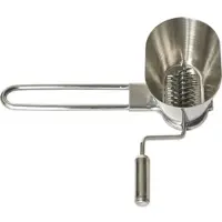 WDMT Manuelle Kräutermühle - Kräutermühle aus Metall - Silber