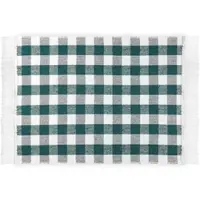 WohnDirect Indoor Küchenteppich MATRIX 1 in Petrol | Gr.: 50 x 140 cm