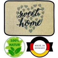 WohnDirect Fußmatte ECO-SISAL 1 in Grau | Gr.: 45 x 75 cm