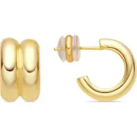 Luxenter Ohrringe Tudfu mit 18 Karat Goldfinish – TUDFU | Gr.: onesize