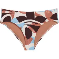 Marc O'Polo Bikini-Hose "Breezy Leaf AOP", Damen, Gr. XS (34), N-Gr, bunt (breezy leaf print), Obermaterial: 84% Polyamid, 16% Elasthan, Badehosen Bikini-Hose