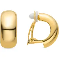 Luxenter -Ohrringe aus 925er Sterlingsilber mit 18-karätiger Gelbgold-Finish – Kevda