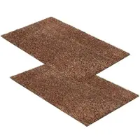 Astra Fußmatte für Innen QUARZIT S 2 in Braun | Gr.: 60 x 100 cm