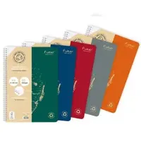 Forever 5x Spiral A4 gn 90g 60Bl Seyes- Sortiert 68401C