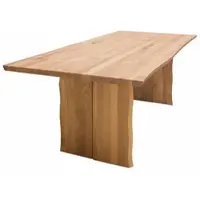 58 aufm Kessel Baumkantentisch Massiv Danyelle 220 x 100 x 75 Esstisch Holz massiv Wildeiche geölt 12067-220100