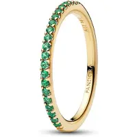 Pandora 162999C03 Damen-Ring Funkelndes Grün Halber Ewigkeits-Ring