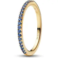 Pandora 162999C02 Damenring Funkelndes Blau Halber Ewigkeits-Ring