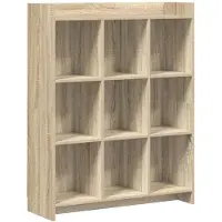 vidaXL Bücherregal Sonoma-Eiche 87,5 x 30 x 111 cm Holzwerkstoff