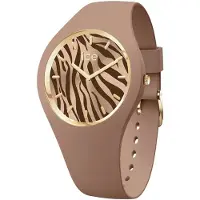 Ice Watch 025893 Damen-Armbanduhr ICE Wild S Mokka-/Goldfarben Zebra
