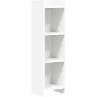 vidaXL Bücherregal Weiß 30 x 30 x 111 cm Holzwerkstoff