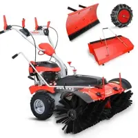 HECHT Kehrmaschine Benzin 8101 S Set 1