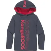 Kangaroos Kapuzenshirt "Kleine Jungen" Langarm, Basic-Passform, bedruckt, aus 100% Baumwolle