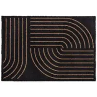 Astra Fußmatte Innen MIABELLA 1 in Schwarz | Gr.: 50 x 70 cm