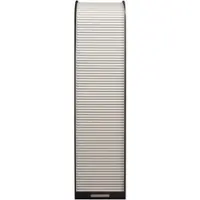 58 aufm Kessel JALOUSIESCHRANK Eadi 46 x 44 x 192 Rollladenschrank Schwarzstahl/Weiß | Gr.: onesize