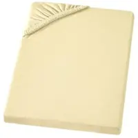 Carpe Sonno Edel-Jersey Spannbettlaken in Vanille | Gr.: 140x200 cm - 160x200 cm