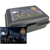 Harry Potter Brotdose mit Trennwand - Hogwarts in schwarz | Gr.: onesize
