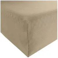 Erwin Müller Interlock-Jersey Spannbettlaken Nürnberg in taupe | Gr.: 120x200 cm - 130x200 cm