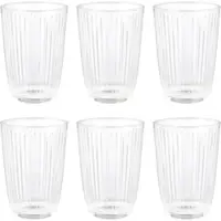 Butlers Trinkglas LINEE 6er-Set in Durchsichtig | Gr.: onesize