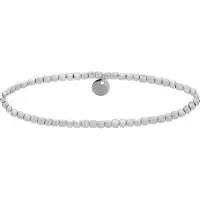 Luxenter -Armband aus 925er Sterlingsilber mit Hämatit, rhodiniert – Berhew