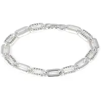 Luxenter -Armband aus glänzendem Zirkonia mit Rhodium-Finish – Asgoth