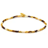 Luxenter -Armband aus mehrfarbigem Kristall mit 18 Karat Gelbgold-Finish – Xanvi